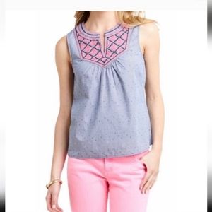 Vineyard Vines Embroidered Top